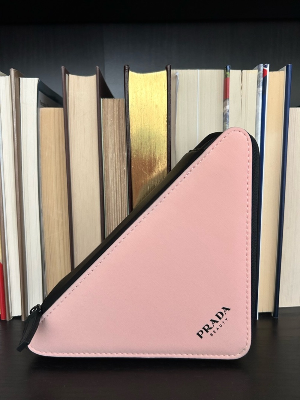 PRADA Beauty Pink Triangle Pouch